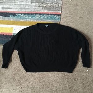 Wild Fable 3x cropped black sweater